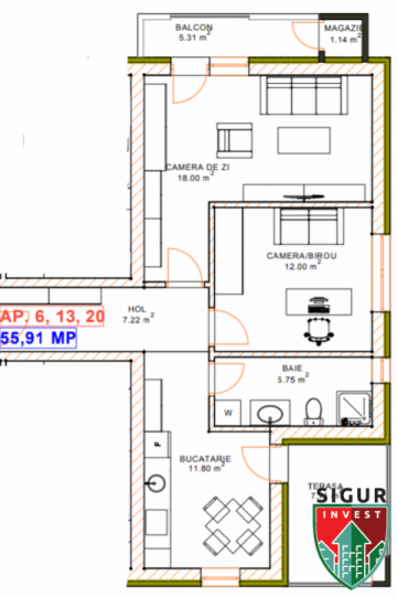 apartament-2-camere-decomandat-et-1-cu-balcon-si-terasa-zona-rahova-4